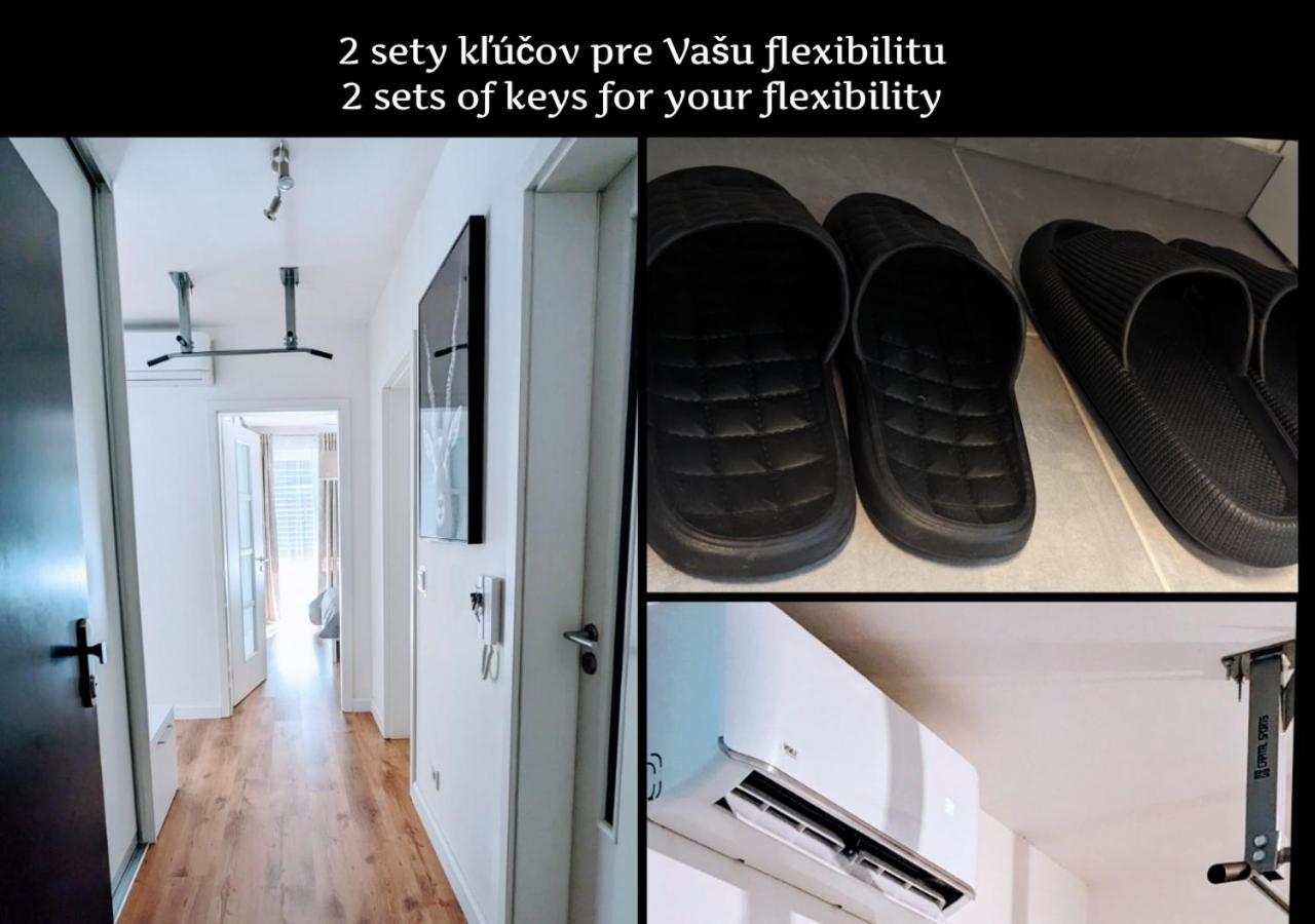 E1 Luxury Oldtown Apt - 2X Parking, Foodstore, Pcscreen, Netflix, Unlimited Music, Crib, Babychair, Fastwifi, Aircon Apartment Кошице Екстериор снимка